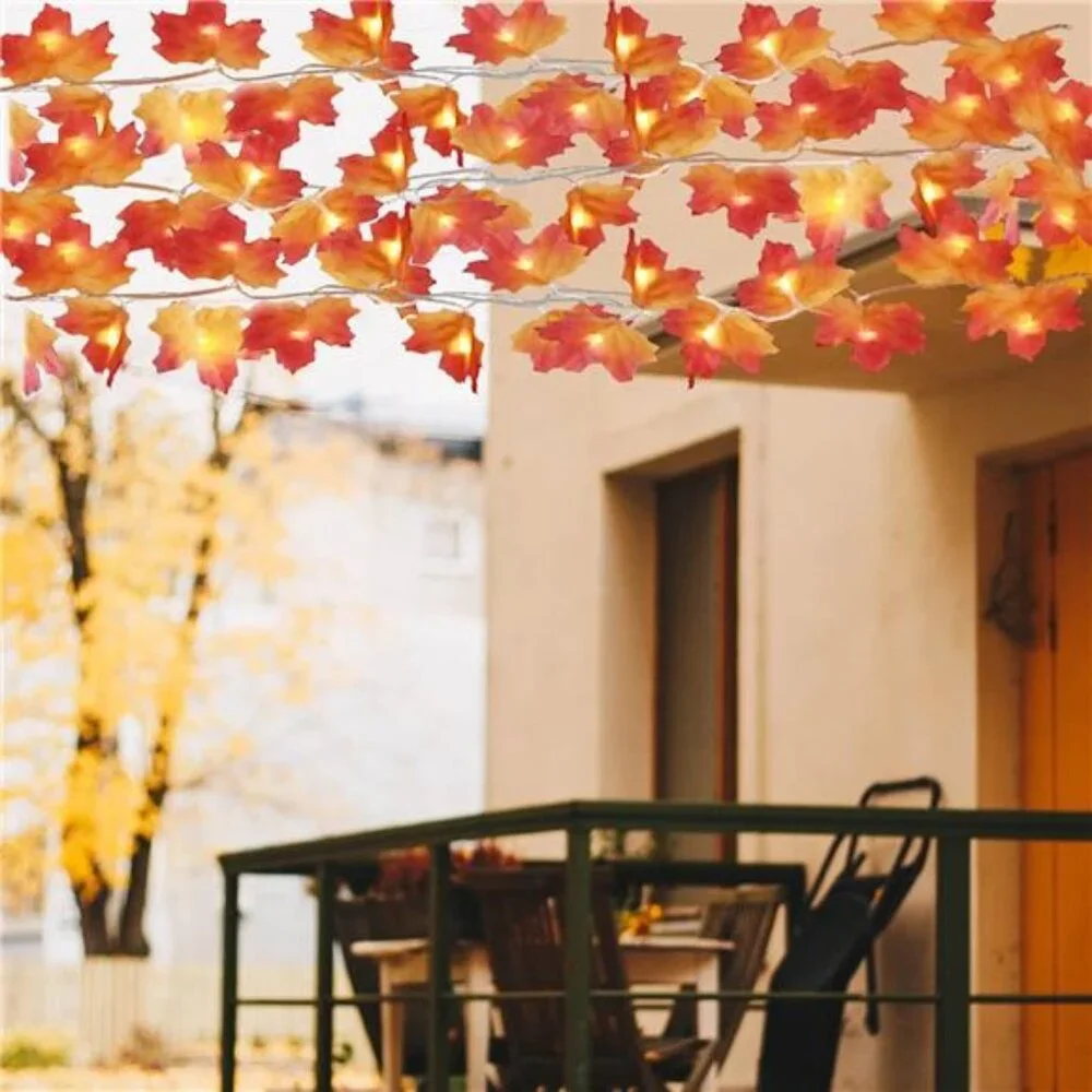 Thanksgiving Decorations Lights LED Indoor Outdoor‎ String Lights for Home Décor